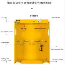 High-Security Compressed Gas Storage Cabinet With Removable Mounting Bracket for Automated Factory Air Supply Station Serving Canada thumbnail-3