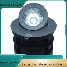 Led Outdoor High-power In-ground Lights With Adjustable Angle and Telescopic Function, Cob 10w, Single Color Constant Light, Dmx512 Full-color With Control thumbnail-4