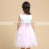 Factory Direct Selling 2015 High Quality Childrens Clothing Baby Girl Frock Patterns of Pink Wedding Dresses thumbnail-3
