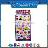 Custom Pvc Foam Sticker for Kids 3d Puffy Sticker Epoxy Sticker