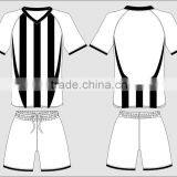 Original Soccer Jersey White and Black Made in China thumbnail-1