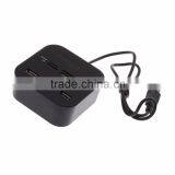 All in One Multi-card Card Reader With 3 Ports USB 2.0 Hub Combo for MMC/M2/MS Wholesale thumbnail-2