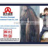 New Fashion Horse Design Printing Cotton Knit Fabric for t Shirt Clothing thumbnail-1