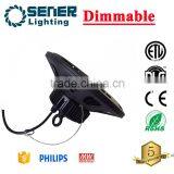 CE Rohs ETL DLC Certification 100W 160W 200W 240W UFO Shape Dimmable LED High Bay Light thumbnail-3