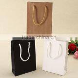 Free Design Cheap Recyclable Custom Printed Kraft Paper Bag With Handle thumbnail-3
