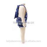 Wholesale Baby Clothes Knit Cotton Navy & White Star Baby Romper for Toddlers thumbnail-2