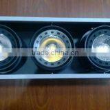 3x1 Head G53/ar111/qr111 Recessed Grille Lighting Fixture thumbnail-3