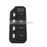 Computer Super Speed 4 Port USB 3.0 Hub With Power Cable USB Type A to Micro 3.0 B Cable thumbnail-4