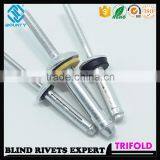 HIGH QUALITY FACTORY WATERPROOF TRIBULB BLIND RIVETS FOR GLASS CURTAIN WALL