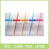 Best quality new product with straw plastic mug