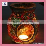 Mosaic tart burner/oil burner/tart warmer32/tealight with candle/candle holder