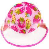 customized PVC printed kids waterproof rainhood hat