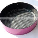 Carbon Steel Non-stick Round Springform Cake Pan 2pcs Set With Color Printing