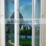 2016 Newest Style PVC/UPVC Cheap House Casement Doors With Forsted Glass for Sale thumbnail-4