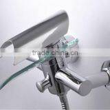 In-wall Glass Spout Bath Shower FaucetQH0814W thumbnail-1