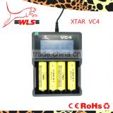 XTAR VC4 premium USB charger! Creative LCD screen with CC instruments design! Charger can test the capacity of battery!