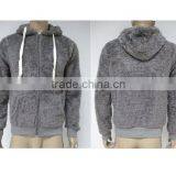Men's Coral Fleece Hoody Coat