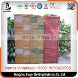 Zinc Supplier Green Unfade Durability Stone Coated Metal Roof Tile in Zhejiang