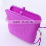 2015 latest girls gadgets silicone bags of candy color silicone love coin wallet silicone bags
