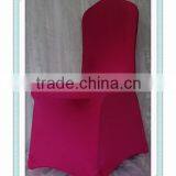 YHC#201 Fushia Polyester Banquet Spandex Lycra Cheap Wholesale Stretched Chair Cover thumbnail-2