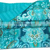 Ikat Kantha Quilt Ikat Bedcover Multi colour Ikat Quilts Indian Kantha Quilt