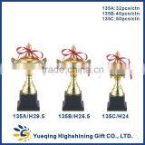 Metal Gold Base Three Sizes Students Matches Awards 136ABC Small Trophies Gold Trophy Cup thumbnail-4