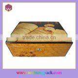 Lacquered Cigar Boxes Cases Wood Design With Inner Cigar Tray thumbnail-6