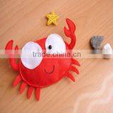 Cute Red Crab Felt Coin Purse Ideal for Kids Gift New for 2015 thumbnail-1