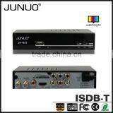 JUNUO Shenzhen Manufacture OEM Quality FTA HD Mpeg4 Digital Terrestrial tv Decoder Set Top Box Isdb-t Peru