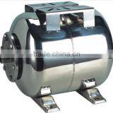 24L stainless steel horizontal water storage pressure expansion tank for water pump