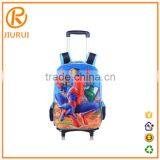 2016 High quality new 3D Design Wholesale Child kids trolley school bag