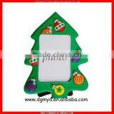 Christmas Tree Soft PVC Photo Frame for Christmas Day 2014 (MYD-PF1417)