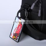 custom made personalized silicon rubber luggage tag