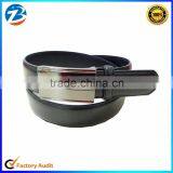 New Arrival Formal Wear Laser Alloy Square Buckle Leather Belt for Men thumbnail-1