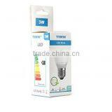 TUV GS CE ROHS 220V 240V Warm White Cool White APPROVED 3W 2700k E27 LED Bulb Light thumbnail-4