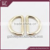 zinc alloy D ring buckle for bags, customized bag fitting