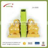 Glazed Ceramic Indoor Decorative Statue, Indian Elephant Figurines, Resin Elephant Figurines for Book