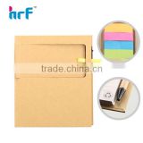 2013 Recycle hardcover notebook include one pad note sticky