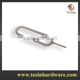 Silver Stainless Iron Sim Card Connector as Picking SIM Out