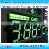 Peru Led Digital Gas Price Display 8.8.8.8 (32 Inch ) R/W/Y/W/B Color thumbnail-5
