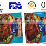 customized laser easy tear 500g barbecue plastic bag