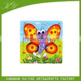 Factory promotional educational gifts DIY paper puzzle for children