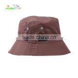 China Manufacture Polyester Fabric Pure Color Outdoor Activities Panama Bucket Hat thumbnail-5
