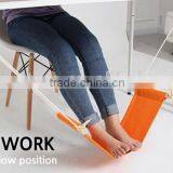 Portable Mini Office Foot Rest Hammock Stand Desk Feet Hammock Easy Disassemble Hammock With Studying Library Outdoor Indoor thumbnail-3
