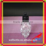 Wholesale Brand New Skull Glass Dropper Bottle 15ml Skull Glass e Liquid Bottle for Nail Polish Oil thumbnail-5
