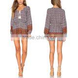 Fashion New Design Playsuits Woman Casual Vintage Print Jumpsuits thumbnail-1