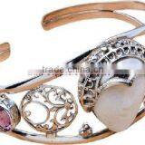 Carved Bone Face Amethyst Jewelry Sterling Silver Chain For Jewellery Making Whole Fashion Quality Bracelets thumbnail-1