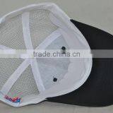 Guangzhou Hat Factory Professional Custom 100% Polyester in Black/white Trucker Cap thumbnail-5