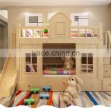 3 tier double cheap kids bunk beds colorful wooden kids bunk bed
