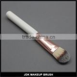 Round human hair cosmetics makeup foundation brush